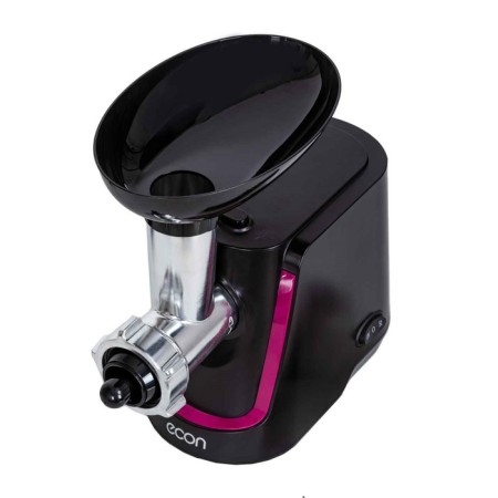 Electric meat grinder ECON ECO-1062MG, 2000W, reverse, 4 nozzles, black and red color-8