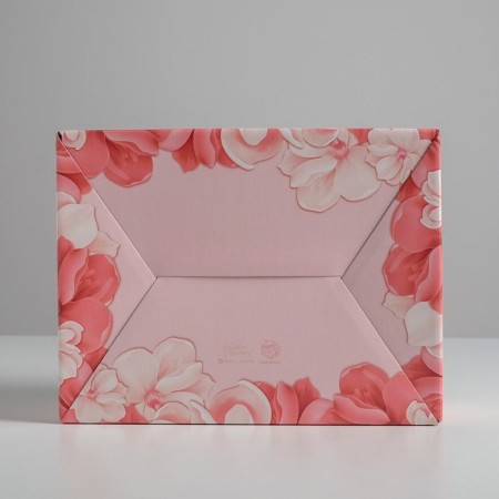 Box Gift team, packaging, “since March 8”, 30 x 23 x 12 cm-2