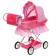 Puppet stroller No. 11, pink color with lilac