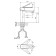 Mixer for the rush denis DN0335-11, single-leaf, chrome