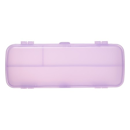 Penal Plastic case 75 x 210 x 45 Devente Box, 4 departments, pink 7020453-3