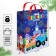 New Year. Gift package, 40x49x19 cm, blue tractor
