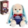 Soft toy "Bunny Jacques", sailor in overalls, 25 cm