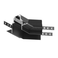 Angle-connector 135 ° Gravity built-in, black