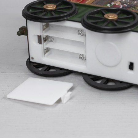 LED figure "Train" 48 × 20 × 9.5 cm, plastic, AAX3 batteries (not complete), USB, glow warm white-3