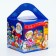 New Year. Gift box New Year's cube of a large "Vyseroy" 12 x 12 x 12 cm.