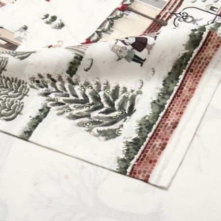 Towel Ethel "Winter village" 40x73 cm, 100% cotton, sarzha 190 g/m2-5