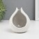 Ceramics candlestick per 1 candle "Pomegranate" d = 4.5 cm white 10x10x11.5 cm