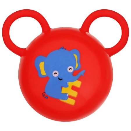 Children's ball with ears, D = 15 cm, 80 g, color mix-3