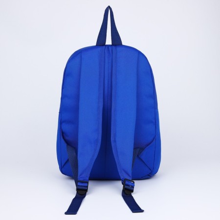 Backpack school textile Utopia, 38x14x27 cm, blue color-4