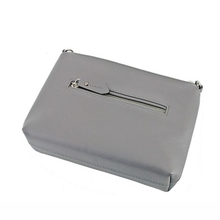 Female bag (B2692-05110) Artificial leather, gray, 1x210x20 cm-1