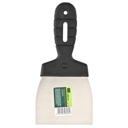 Siberian spatula Sibrtec 85435, stainless steel, plastic handle, 100 mm