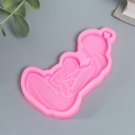Mold Silicon "Mom and Baby" 9.5x5.5 cm-1