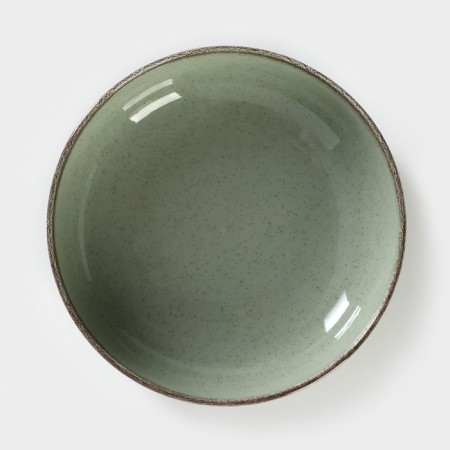 Pearl salad, 500 ml, d = 15 cm, mint color, porcelain-1