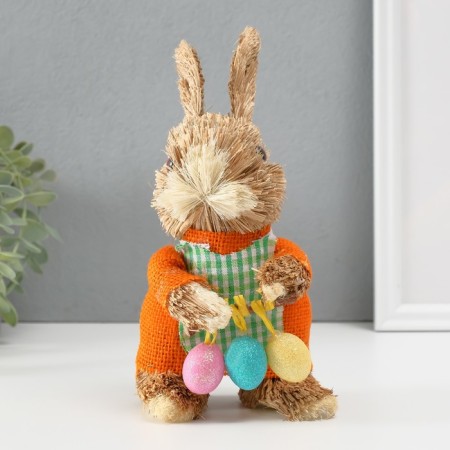Souvenir "Bunny with three Easter testicles" 12x9.5x19.5 cm-1
