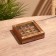 Game desktop "Cross-cuts" 13x13 cm, manpower, brass