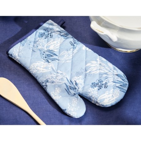 Azure mittens and size, size 18x30 cm-1