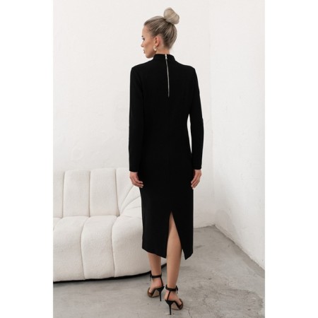 Women's dress, size 42, black color-1