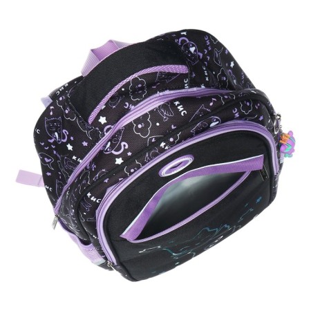 School backpack 38 x 29 x 14.5 cm, Hatber Ergonomic Light, "Star cat" NRK_15147-7