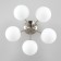 Cutilux “Tommy” chandelier CL102154 52x52x24.5 cm, 5x40W, E14, gray color