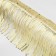 Braid with sequins "fringe", d = 3 mm, 10 cm, 4.5 ± 0.5 m, gold color