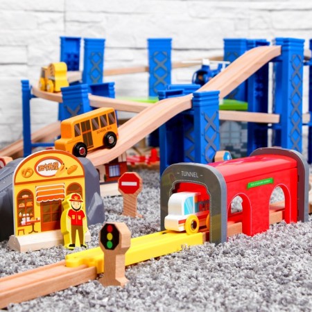 Railway, 98 parts, 120 × 70 cm-2