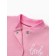 Details for children with closed legs "bunny", pink color, height 68