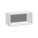 Hood cabinet 600 × 300 × 296 mm, white/oral color Sonoma