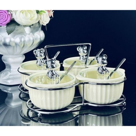 Set of banks Lenardi, 150 ml, 4 pcs