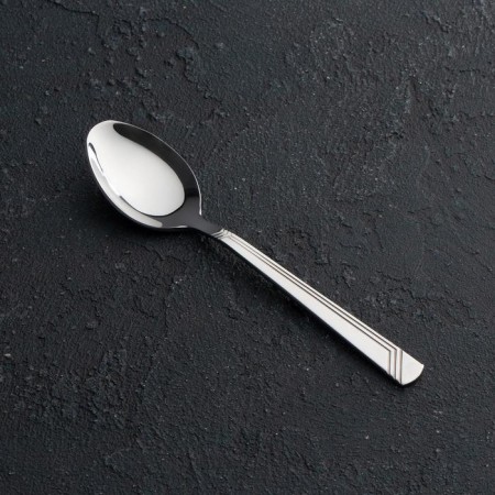 Teaspoon "Appetite", h = 14 cm, thickness 2 mm, silver color