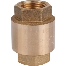 Клапан обратный STOUT SVC-0012-000015, 1/2", пружинный, муфтовый, с пластиковым седлом