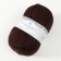 Yarn "Argentinean wool" 100% imported p/t wool 200m/100g (063, chocolate)