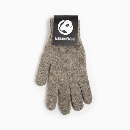 Gloves female, light gray, size 18-3