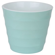 Горшок пластиковый Live-in-green с вкладкой «Лаура», d=25 см, 6 л, цвет мятный