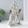 Polystone souvenir "kids and heart installation" bronze, silver 15.5x6x23 cm