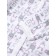 Body baby with a long sleeve "Bunny", white/pink color, height 62