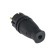 Portable fork B16-001, 16 A, 250 V, IP44, with salary, rubber, black