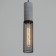 Lamp Bayerlux "Satus" E27 40W gray 6x6x33-130 cm