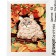 Picture on numbers on canvas with a subframe "Cat in the autumn forest", 30x20 cm