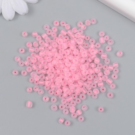 Glass beads 6/0 "pink" shines UV 450 gr.-1