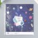 Scrapbooking paper bilateral "Cosmic sky" density 180 g 15.5x17 cm