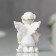 Figure Polystone "Angel with rose buds" mix 5.8x3.3x3.7 cm