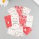 Cardboard "Hearts" set 10 pcs (5 types) 4x6 cm