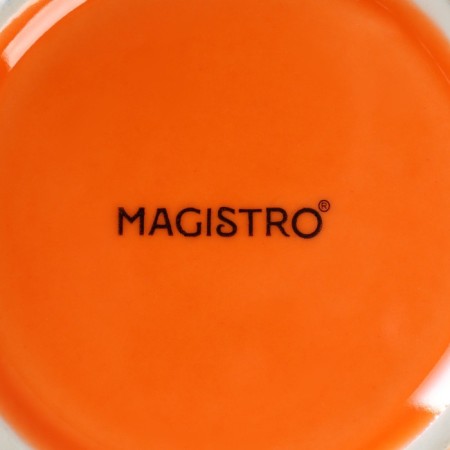 Porcelain magisto magistro "Cerera", 100 ml, d = 7.5 cm, color orange color-5
