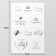 Stickers (stickers) "Wedding" 10x15 cm, color silver, 5-323