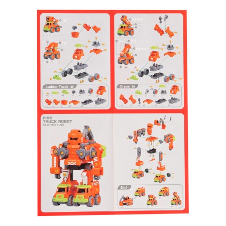 The designer of the screw "Fireman Robot", 5 in 1-19