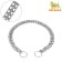 Collar - two -row metal strain, 75 cm, wire thickness 3 mm