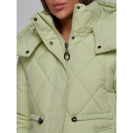 Winter jacket female, size 50, light green color-12