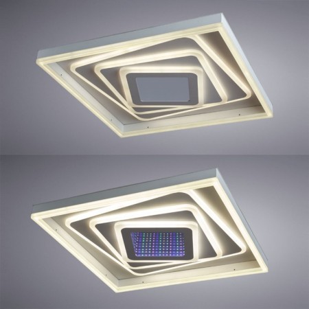 Multi-Space chandelier, 198W LED, 2700-6500K, 9700LM, white color-1