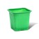 Pot for seedlings, 210 ml, d = 7 cm, h = 6.5 cm, green, in a set of 10 pcs., Greengo